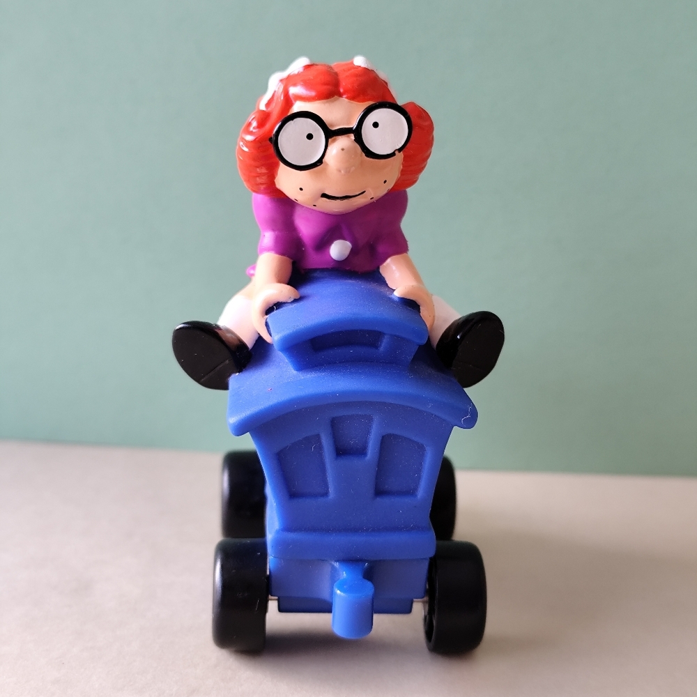 4/$20💥1998 DQ Restaurant DENNIS THE MENACE Margaret - Blue Caboose Toy